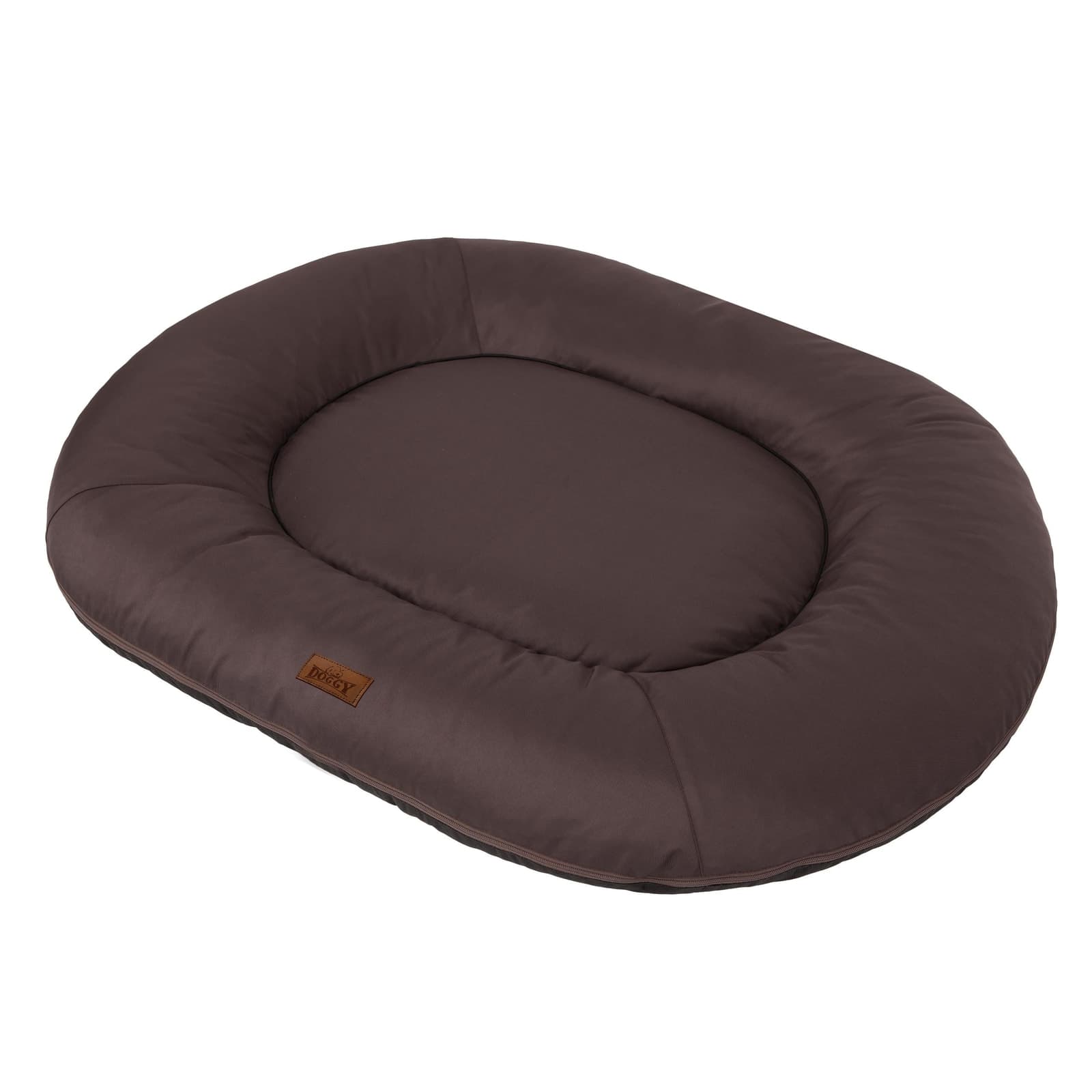 Oval Dog Basket Bed – Brown, XXXL