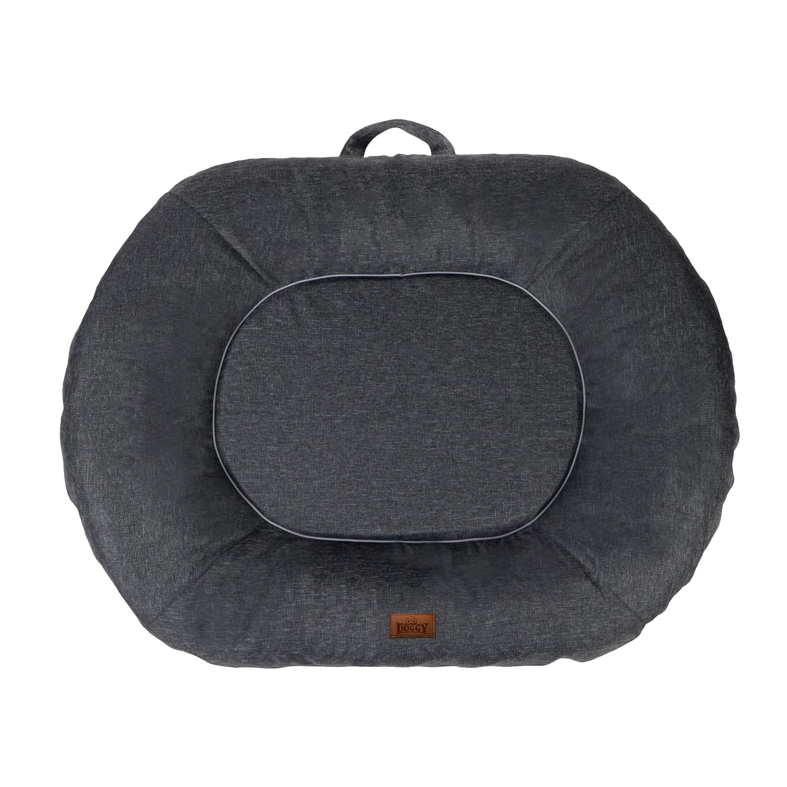 Oval Dog Basket Bed – Taupe, XL